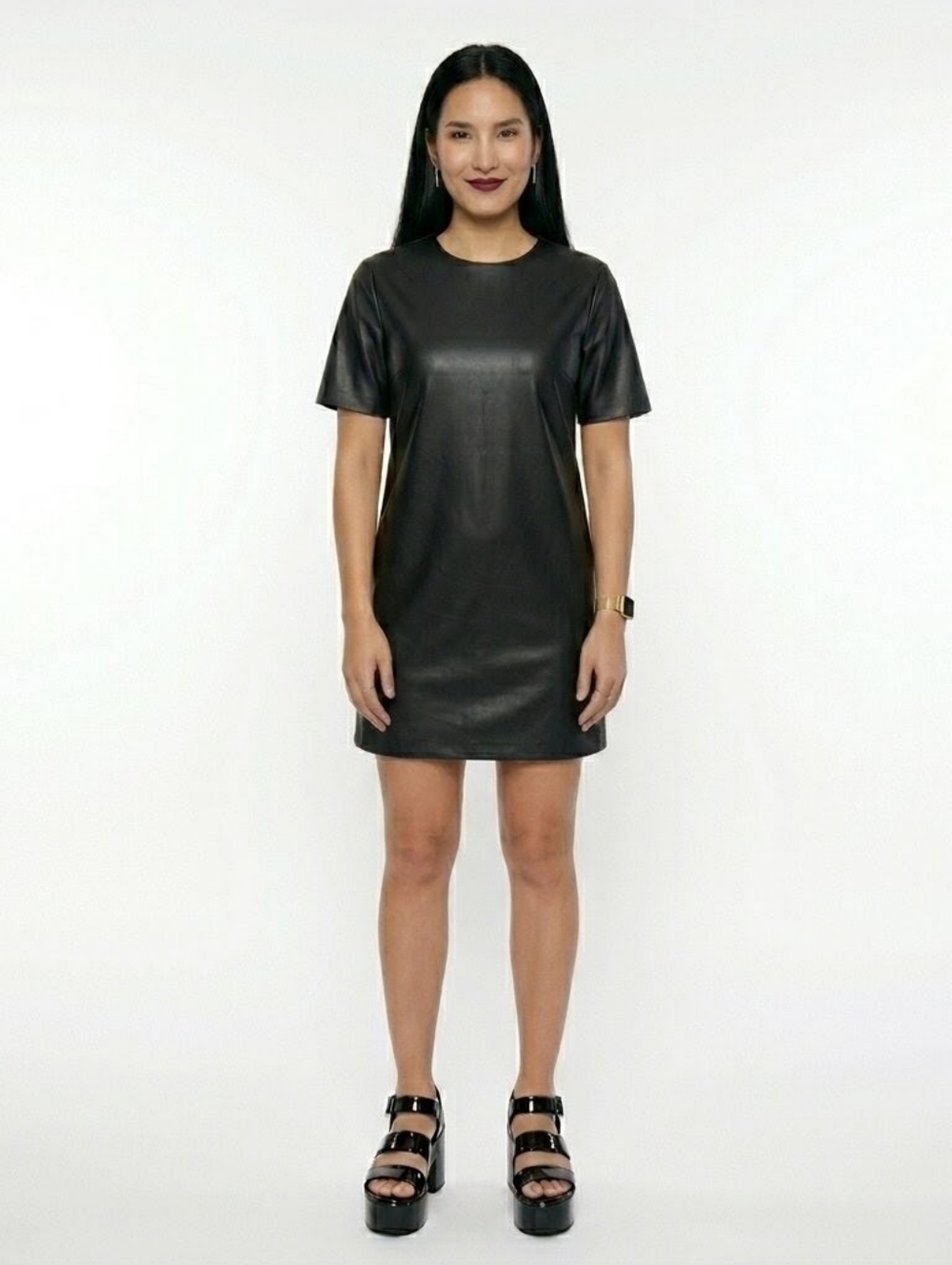 DressedUndressed Black Oversized Shirt/Dress - JP 3